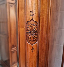 Single Door Walnut Louis XV Style Armoire | Antique & Vintage | Moonee Ponds Antiques | Australia Wide Delivery