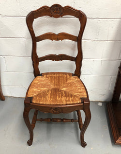 Set Of Six French Rush Dining Chairs | Antique & Vintage | Moonee Ponds Antiques | Australia Wide Delivery