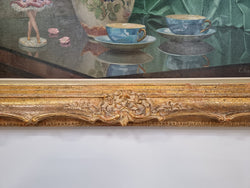 Sourced in France an Appealing Signed Floral Oil on Canvas | Antique & Vintage | Moonee Ponds Antiques | Australia Wide Delivery