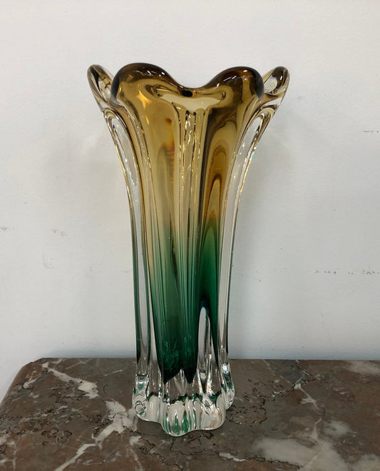 Murano Style Coloured Vase