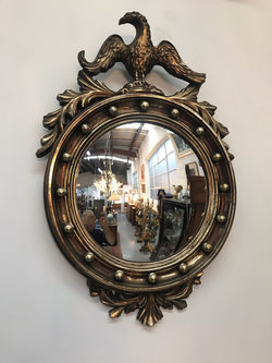 Gilt Convex Glass Mirror | Antique & Vintage | Moonee Ponds Antiques | Australia Wide Delivery