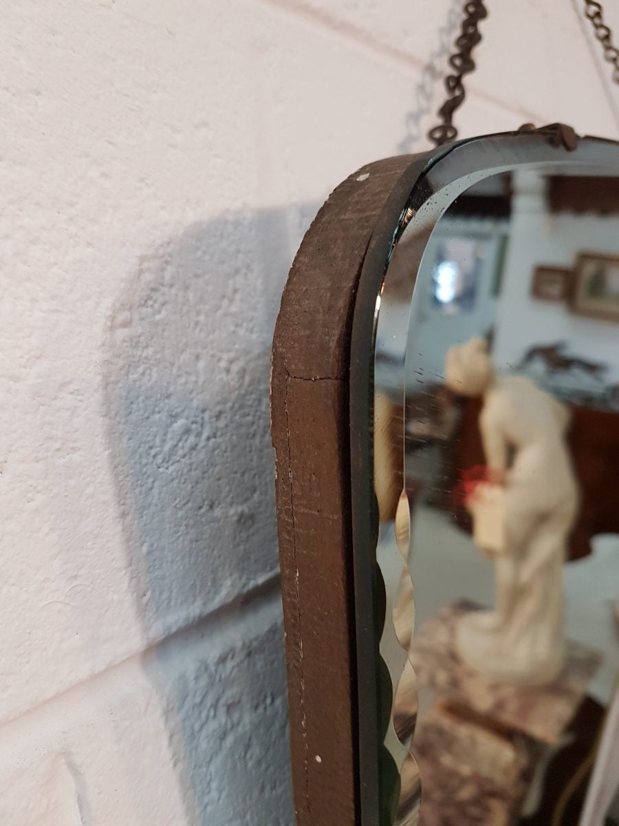 Art Deco Hanging Wall Mirror | Antique & Vintage | Moonee Ponds Antiques | Australia Wide Delivery