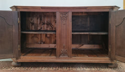 Late 18th Century French Oak Carved Two Door Sideboard | Antique & Vintage | Moonee Ponds Antiques | Australia Wide Delivery