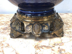 Rare pair of French Majolica Lamps | Antique & Vintage | Moonee Ponds Antiques | Australia Wide Delivery