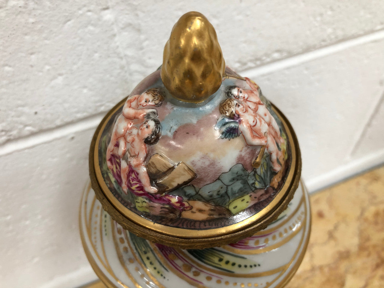 Antique 19th Century Capodimonte Vase | Antique & Vintage | Moonee Ponds Antiques | Australia Wide Delivery