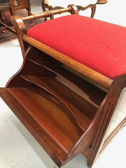 Lovely Edwardian Piano Stool | Antique & Vintage | Moonee Ponds Antiques | Australia Wide Delivery