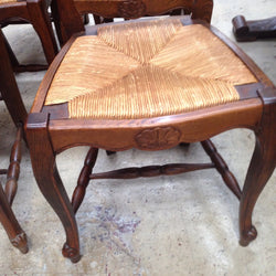 Set 6 French Oak Dining Chairs | Antique & Vintage | Moonee Ponds Antiques | Australia Wide Delivery