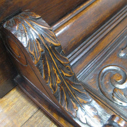 Carved French Oak Hat Rack