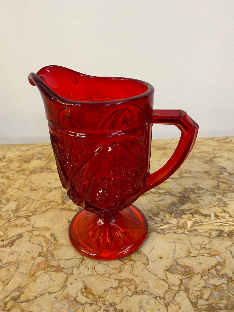 Fenton Glass Ruby Jug | Antique & Vintage | Moonee Ponds Antiques | Australia Wide Delivery