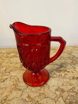 Fenton Glass Ruby Jug | Antique & Vintage | Moonee Ponds Antiques | Australia Wide Delivery