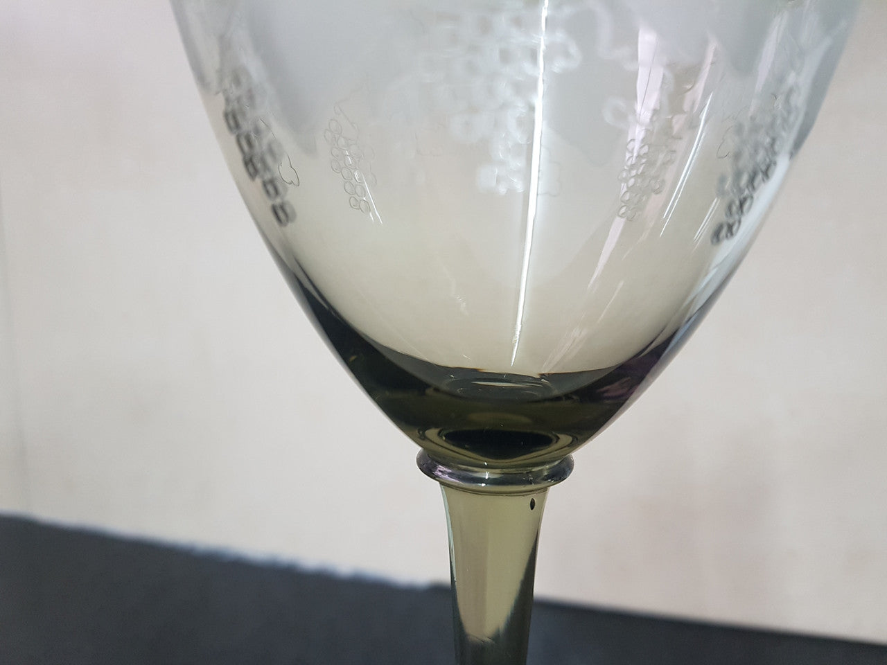 Etched Goblet | Antique & Vintage | Moonee Ponds Antiques | Australia Wide Delivery