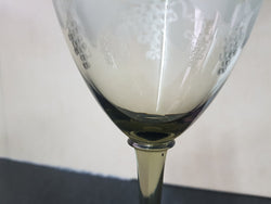 Etched Goblet | Antique & Vintage | Moonee Ponds Antiques | Australia Wide Delivery