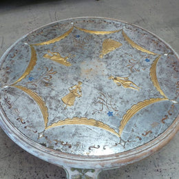 Unique and Exquisite French Hand painted Coffee Table
