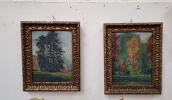Pair Of French Impressionist Oil On Board | Antique & Vintage | Moonee Ponds Antiques | Australia Wide Delivery