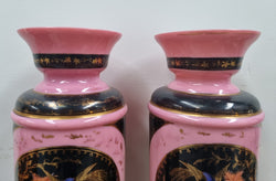 Beautiful Pair of Late Victorian Enameled Vases | Antique & Vintage | Moonee Ponds Antiques | Australia Wide Delivery