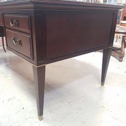 French Mahogany Partners Desk