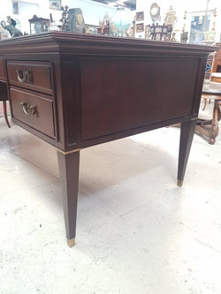 French Mahogany Partners Desk | Antique & Vintage | Moonee Ponds Antiques | Australia Wide Delivery