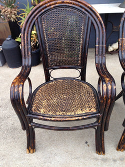 Pair Chinese Bamboo Armchairs | Antique & Vintage | Moonee Ponds Antiques | Australia Wide Delivery