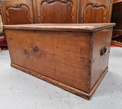Pine Trunk-Blanket Box | Antique & Vintage | Moonee Ponds Antiques | Australia Wide Delivery