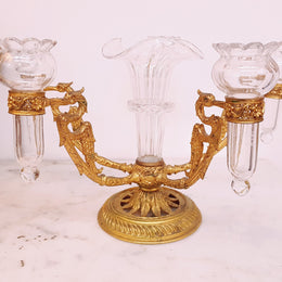 Antique French Empire Gilt Epergne
