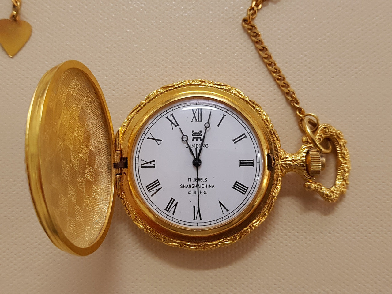 Vintage Jinding Winder Fob Watch