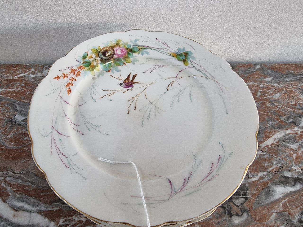Set of 6 Hand-Painted 19th Century Paris Porcelain Plates | Antique & Vintage | Moonee Ponds Antiques | Australia Wide Delivery