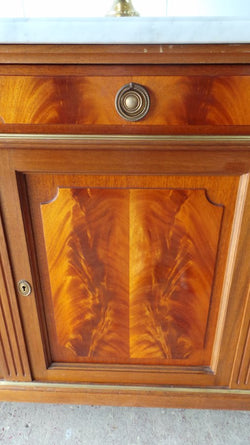 French Flame Mahogany sideboard | Antique & Vintage | Moonee Ponds Antiques | Australia Wide Delivery