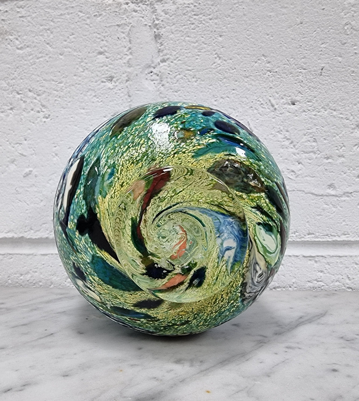 Colorful Art Glass Vase Signed by Peter Reynolds | Antique & Vintage | Moonee Ponds Antiques | Australia Wide Delivery