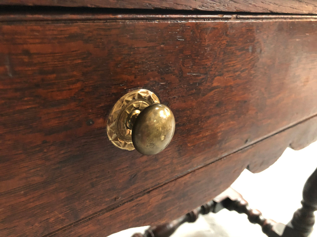 Antique French Oak Side Table With Drawer "Mellow Patina" | Antique & Vintage | Moonee Ponds Antiques | Australia Wide Delivery