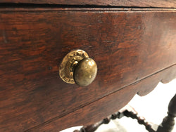 Antique French Oak Side Table With Drawer "Mellow Patina" | Antique & Vintage | Moonee Ponds Antiques | Australia Wide Delivery