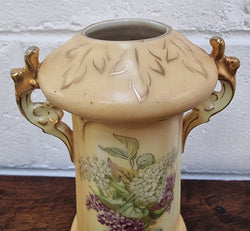 Edwardian Hand-Painted Vase With Lilac Pattern | Antique & Vintage | Moonee Ponds Antiques | Australia Wide Delivery