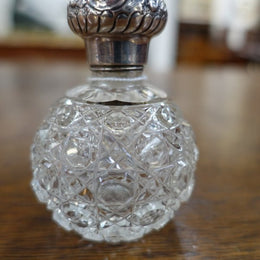 Cut Glass Antique Perfume Bottle-1
