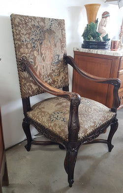 French 19th Century Regency Style Upholstered Armchair | Antique & Vintage | Moonee Ponds Antiques | Australia Wide Delivery