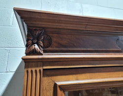 Stunning French Walnut Two Door Bookcase | Antique & Vintage | Moonee Ponds Antiques | Australia Wide Delivery