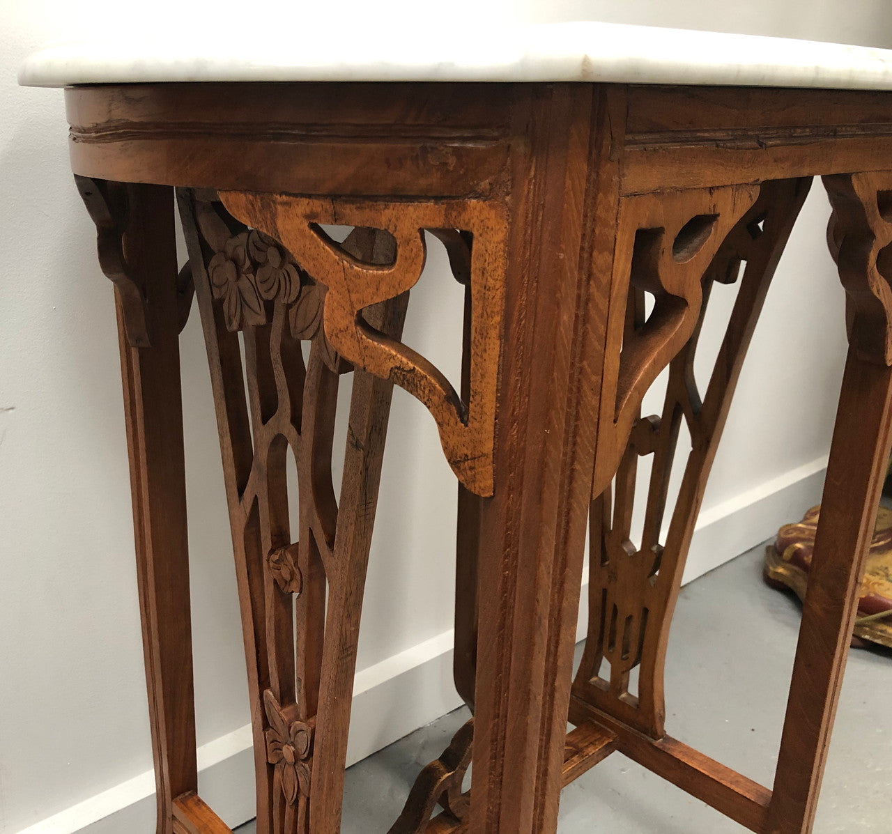 Arts and Crafts Carved Occasional Table | Antique & Vintage | Moonee Ponds Antiques | Australia Wide Delivery