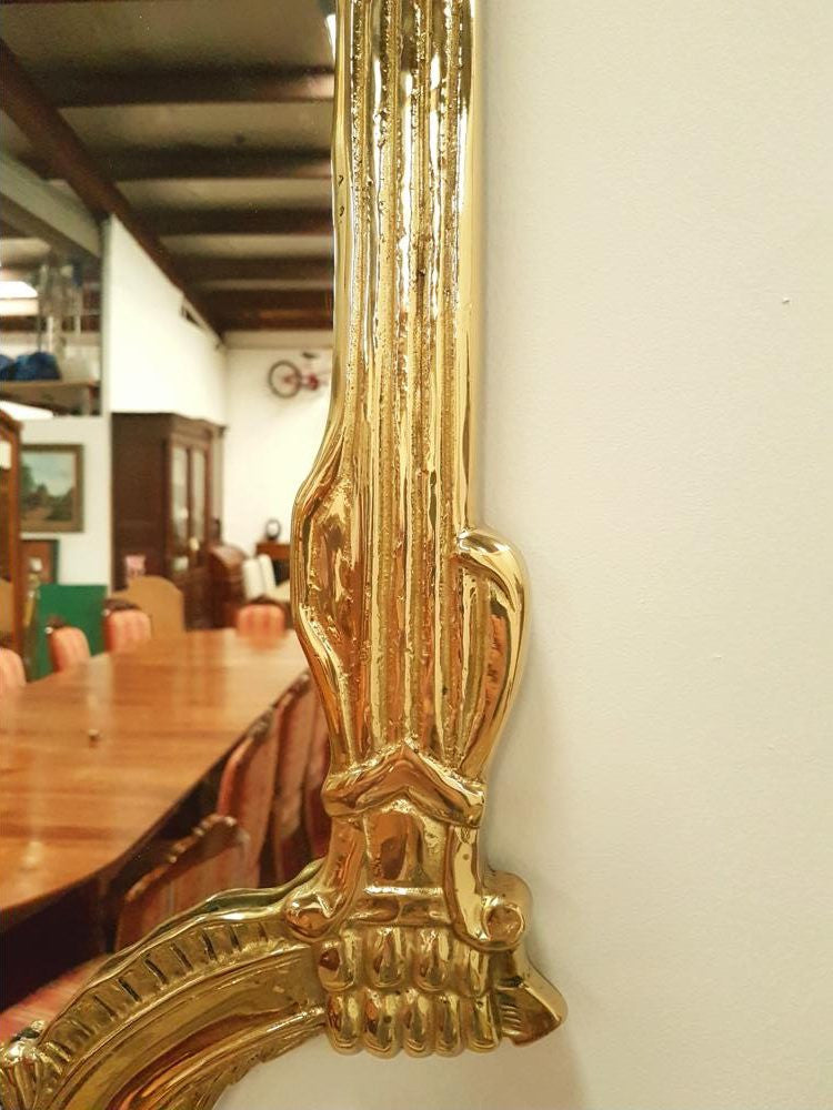 High Quality Japanese Brass Mirror | Antique & Vintage | Moonee Ponds Antiques | Australia Wide Delivery