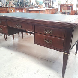 French Mahogany Partners Desk