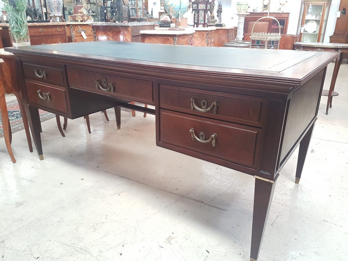 French Mahogany Partners Desk