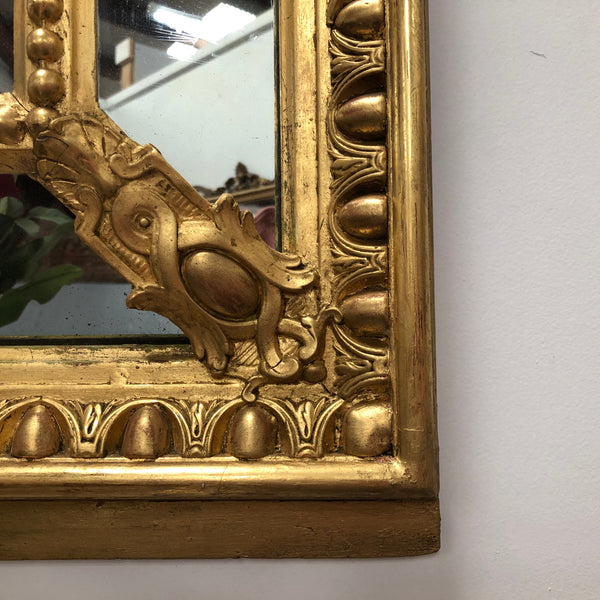 Beautiful French 19th Century Cushion Mirror