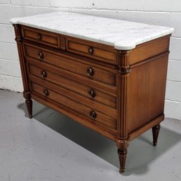 Louis XV Style Marble Top Commode