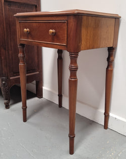 Single Mahogany One Drawer Bedside | Antique & Vintage | Moonee Ponds Antiques | Australia Wide Delivery