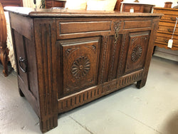 Early 18th Century Antique French Oak Coffer | Antique & Vintage | Moonee Ponds Antiques | Australia Wide Delivery