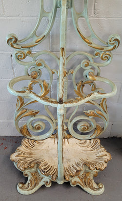 19th Century French Cast Iron Painted and Gilded Hall Stand | Antique & Vintage | Moonee Ponds Antiques | Australia Wide Delivery