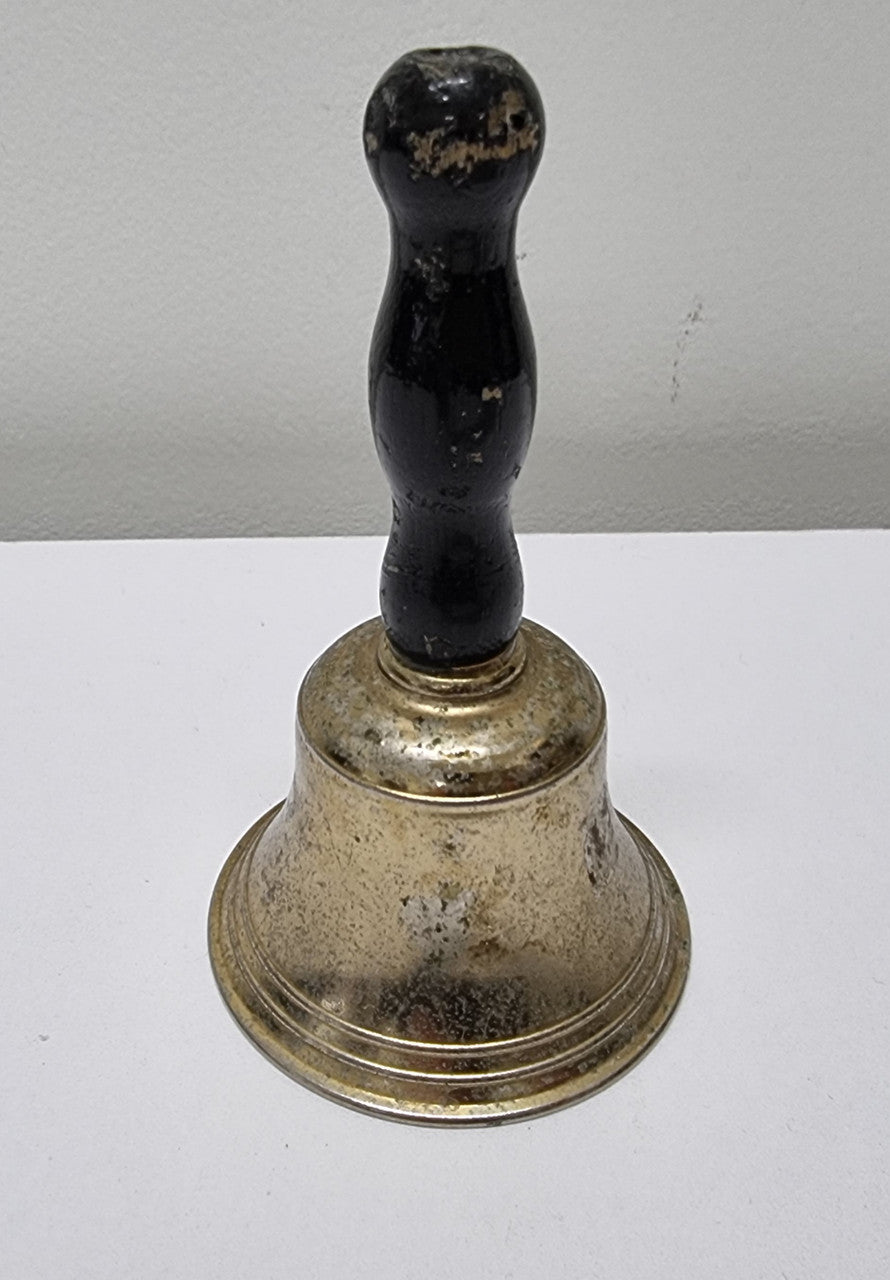 Wooden Handled Brass Bell | Antique & Vintage | Moonee Ponds Antiques | Australia Wide Delivery