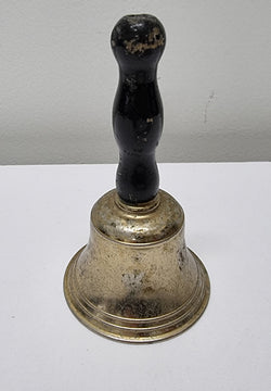 Wooden Handled Brass Bell | Antique & Vintage | Moonee Ponds Antiques | Australia Wide Delivery
