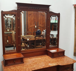 Rare French Mahogany Louis XVI Dressing Table | Antique & Vintage | Moonee Ponds Antiques | Australia Wide Delivery