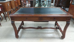 French Late 18th Century Walnut Leather Top Inlaid Desk | Antique & Vintage | Moonee Ponds Antiques | Australia Wide Delivery