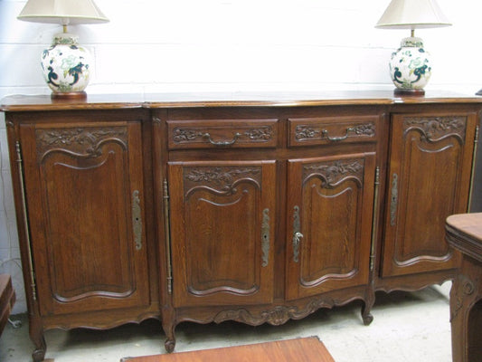 Beautiful French Oak Sideboard-1