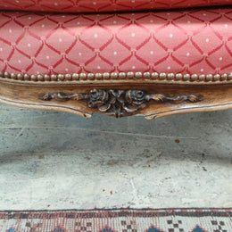 Pair Of French Carved Louis XV Style Fauteuils