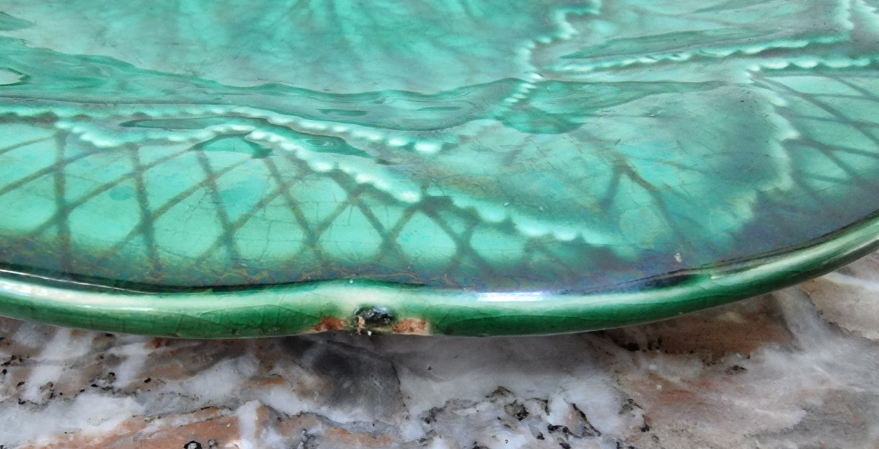 Rare set of 8 Majolica plates